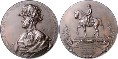 Erzherzog Albrecht Denkmal in Wien - Mince, medaile a papírové peníze