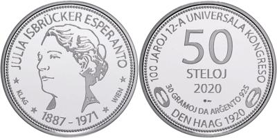 Esperanto-Steloj - Mince, medaile a papírové peníze
