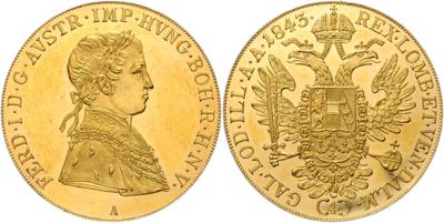 Ferdinand I. GOLD - Münzen, Medaillen und Papiergeld