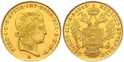 Ferdinand I. GOLD - Münzen, Medaillen und Papiergeld