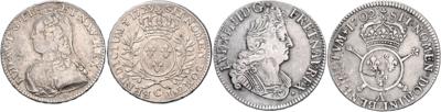 Frankreich- 1/2 Ecu - Münzen, Medaillen und Papiergeld