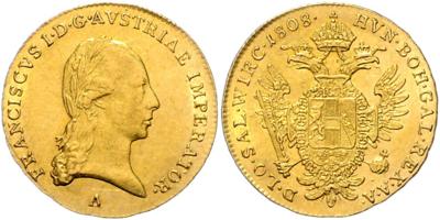 Franz I. GOLD - Mince, medaile a papírové peníze