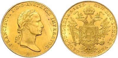 Franz I. GOLD - Münzen, Medaillen und Papiergeld