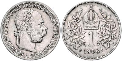 Franz Josef I. - Coins, medals and paper money