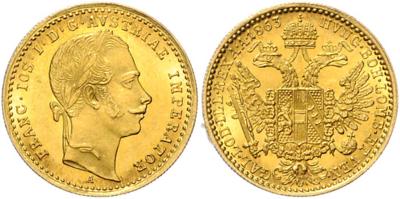 Franz Josef I. GOLD - Münzen, Medaillen und Papiergeld