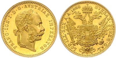 Franz Josef I. GOLD - Mince, medaile a papírové peníze