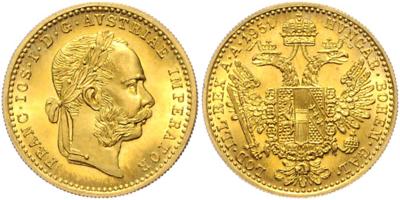 Franz Josef I. GOLD - Münzen, Medaillen und Papiergeld