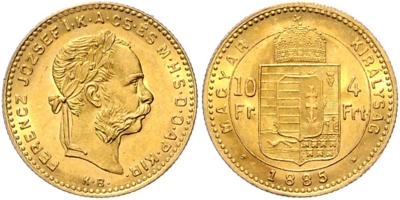 Franz Josef I. GOLD - Münzen, Medaillen und Papiergeld