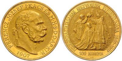 Franz Josef I. GOLD - Münzen, Medaillen und Papiergeld