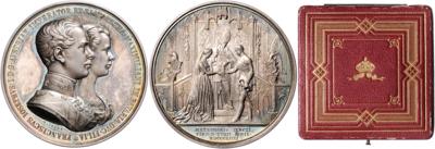 Franz Josef I. und Elisabeth, Hochzeit am 24. April 1854 - Coins, medals and paper money