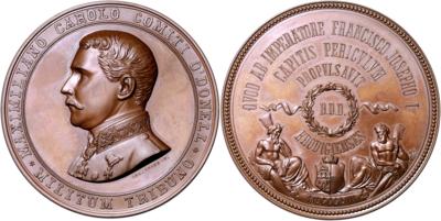 General Maximilian Karl Graf O'Donnel, Flügeladjudant von Kaiser Franz Josef I. - Mince, medaile a papírové peníze