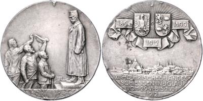 Iglau, XII. mährisches Landesschiessen vom 29. Juni bis 12. Juli 1912 - Monete, medaglie e cartamoneta