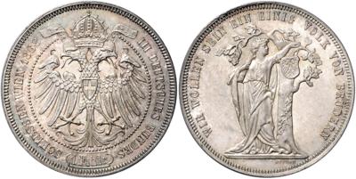 III. deutsches Bundesschießen Wien 1868 - Mince, medaile a papírové peníze