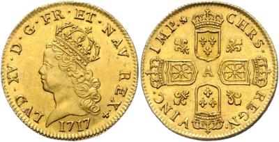 Louis XV. 1715-1774 GOLD - Coins, medals and paper money