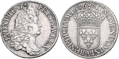 Ludwig XIV. 1643-1715 - Coins, medals and paper money