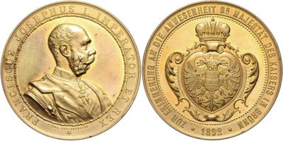 Medaillen Zeit Franz Josef I. - Monete, medaglie e cartamoneta