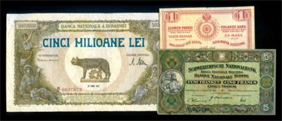 Papiergeld Alle Welt - Mince, medaile a papírové peníze