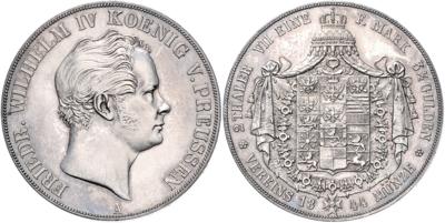 Preussen, Friedrich Wilhelm IV. 1840-1861 - Mince, medaile a papírové peníze