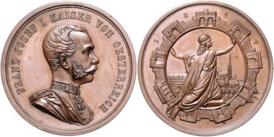 Ringstraße Wien 1857 - Münzen, Medaillen und Papiergeld