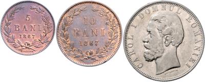 Rumänien - Coins, medals and paper money
