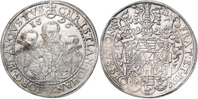 Sachsen A. L., Christian II., Johann Georg I. und August 1591-1601 - Mince, medaile a papírové peníze