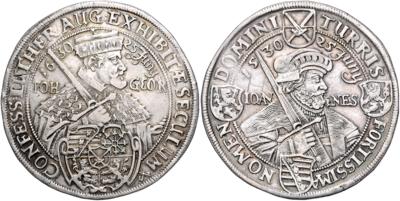 Sachsen A. L., Johann Georg I. 1611-1656 - Mince, medaile a papírové peníze