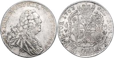 Sachsen, Friedrich August II. 1733-1763 - Coins, medals and paper money