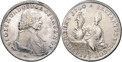 Sigismund v. Schrattenbach 1753-1771 - Mince, medaile a papírové peníze
