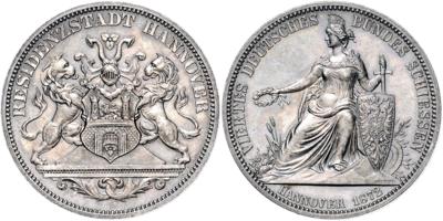 Stadt Hannover- 4. deutsches Bundesschießen 1872 - Monete, medaglie e cartamoneta