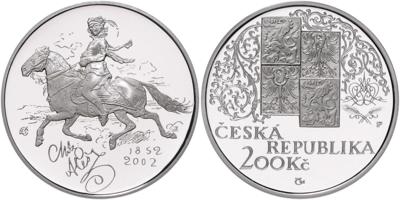 Tschechische Republik- 200 Korun - Mince, medaile a papírové peníze