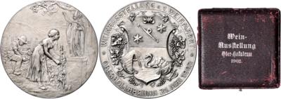Weinausstellung und 1. Weinmarkt Oberhollabrunn 1902 - Coins, medals and paper money