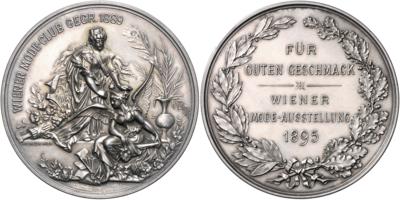 Wiener Mode-Ausstellung 1895 - Coins, medals and paper money