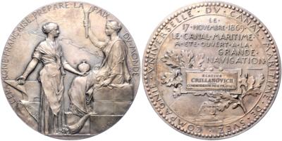 Eröffnung des Suezkanals - Münzen und Medaillen