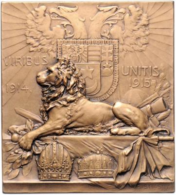 Franz Josef I., 1. Weltkrieg - Münzen und Medaillen