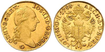 Josef II. GOLD - Mince a medaile