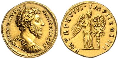 Marcus Aurelius 161-180 GOLD - Münzen und Medaillen