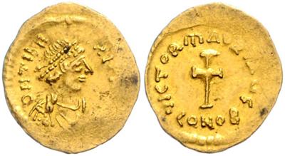 Mauricius Tiberius 582-602 GOLD - Münzen und Medaillen