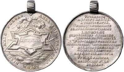 Sieg bei Gran und Einnahme von Neuhäusel 1685 - Coins and medals