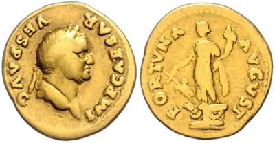 Vespasianus 69-79 GOLD - Münzen und Medaillen