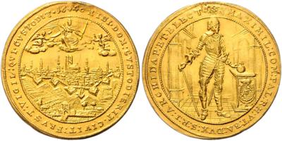 Bayern, Maximilian I. 1598-1651 GOLD - Mince a medaile