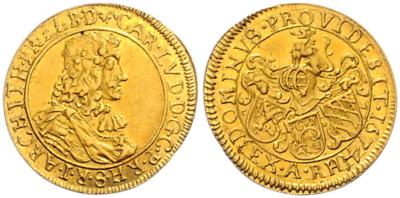 Kurpfalz, Karl Ludwig 1648-1680 GOLD - Mince a medaile