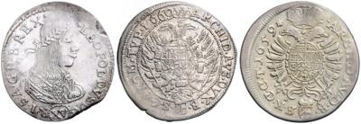 Leopold I.- XV Kreuzer Münzstätte Wien - Münzen und Medaillen