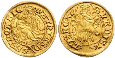 Matthias Corvinus 1458-1490 GOLD - Mince a medaile