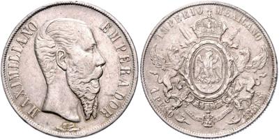 Mexiko, Maximilian von Österreich 1864-1867 - Münzen und Medaillen