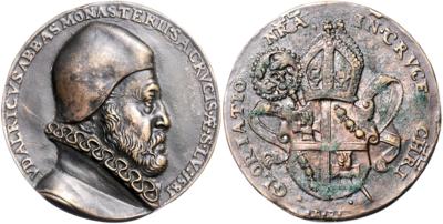 NÖ, Stift Heiligenkreuz, Abt Ulrich Molitor 1558-1584 - Mince a medaile