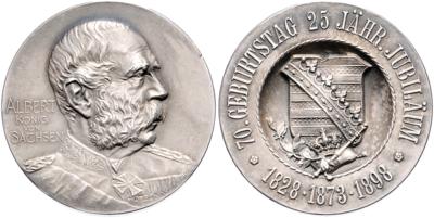 Sachsen, Albert 1873-1902 - Coins and medals