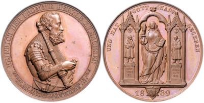 Sachsen, Friedrich August II. 1836-1854 - Coins and medals