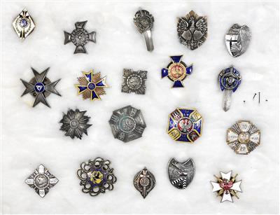 Sammlung Infanterie - Regimentsabzeichen, - Orden und Auszeichnungen