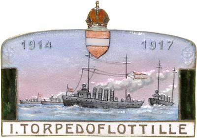 Abzeichen 1. Torpedoflottille, - Řády a vyznamenání