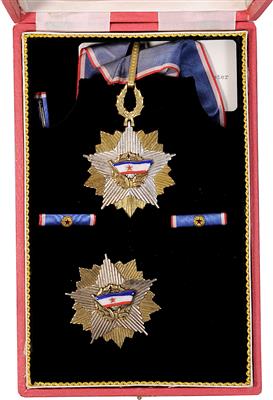Orden der jugoslawischen Fahne, - Onorificenze e decorazioni